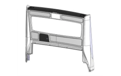 Rear Mask Assembly for Vehicles - 5299230-5602500-50/B