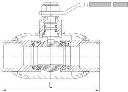 Ball Valve Coupling KSHC DN 15-400 PN 1.6-4.0 MPa