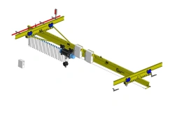Electric Single-Girder Overhead Crane for Lifting Operations