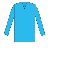 Disposable Non-Woven Material Shirt - Model TU 13.95.10-002-67798088-2020