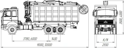 Special Vehicle with Crane VM10L74M (Metal Transporter) Model 5908LU