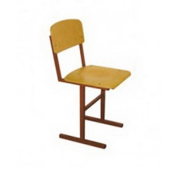 Non-Adjustable Student Chair - Durable Plywood Design