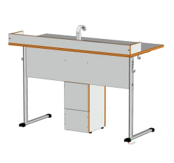 Laboratory Table for Biology Classroom with Sink, Faucet, and Edge 4th Growth Group