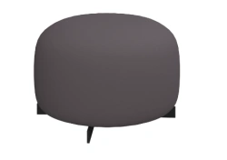 Customizable Pouf on Metal Frame - Alpha Model
