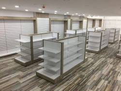 Wooden Retail Furniture Display Shelving for Trade Enterprises