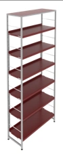 Metal Shelf Unit 900x300x2052 mm - 6 Shelves