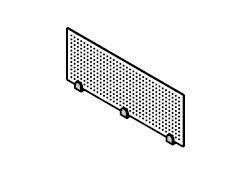 Office Acrylic Screen for Wooden Furniture - Air Zone Set