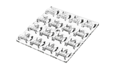 LED Lens 4x4 for Light Fixture