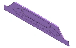 Interior Route Indicator Cover made of Polyester Fiberglass - 5299230-5206020