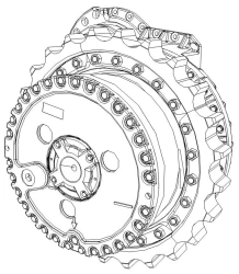 Friction Drive and Brake for Bulldozer 1101-19-2SB