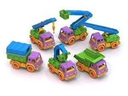 Kamaz Series Construction Toy Vehicles Set (14 Pieces)