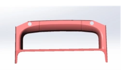 Polyester Fiberglass Rear Cover for Vehicles 5299-102-5602005-20