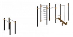 Romana 501.39.01 Workout Equipment for Outdoor Fitness