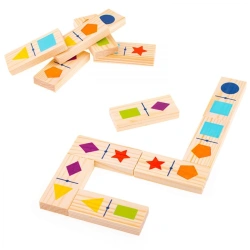 Geometric Shapes Domino Set (28 Pieces) - Model 5655-1