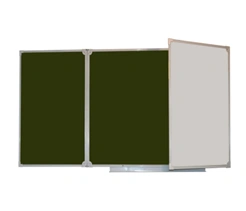 Multi-Element Magnetic Whiteboard and Chalkboard for Classrooms