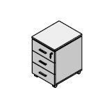 Mobile Office Cabinet - On Top Furniture Set