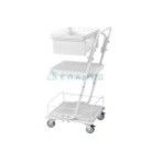 Medical Polymer Cart Small Tier "СТМПм-01-ЕЛАТ" Model 8 GIKS.942810.102 TU