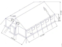 Unified Sanitary Tent USB-56(O) for Military and Medical Use