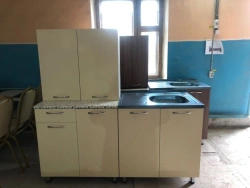 Kitchen Cabinet Set with PVC Facade and Stainless Steel Sink