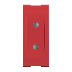 CADUCEUS ALING MODE Red Socket without Grounding 10A 250V~ 1M Art. 652.4