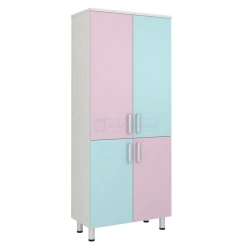 Four-Door Cabinet with Shelves, Model SHM-8CT