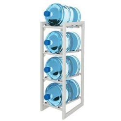 Metal Rack for Water Bottles 13KG 1100x340x445MM 4 Sections