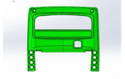 Polyester Glass Fiber Rear Cladding for Vehicles AP 5299-2-5611300 SB