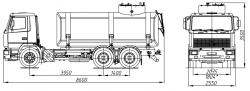 Food Liquid Transport Tanker AЦВ 4680G3-20 on MAZ Chassis 6312C3, 6312C5, 6312V5, 631226