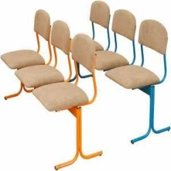 Children's Chair Block - Metal Frame with Plywood Seats