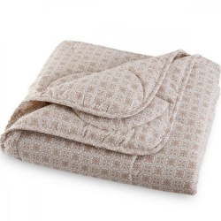 Double Quilted Blanket - Synthetic Filling, 100% Cotton Cover