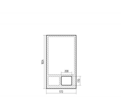 Driver Door Partition Glass for LIAZ Bus 4292260-7803020-01