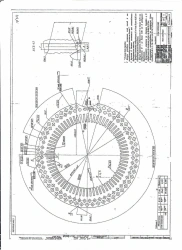 Stator Sheet made of Electrical Steel 2412, Model STNR.757221.502