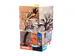 Wooden Pyramid "Seasons" Educational Toy for Kids