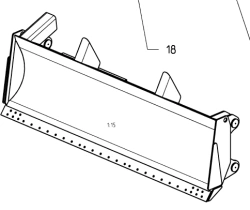 Bulldozer Blade Model 9405146 for Earthmoving and Construction