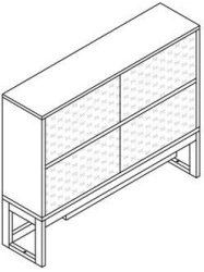 Laboratory Storage Cabinet ML-NK-SHK for Desktop Use