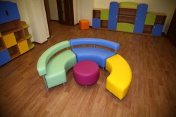 Soft Children's Bench with Arch Design