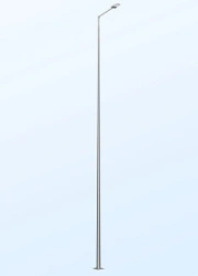 Flanged Non-Load Bearing Support for Street Lighting