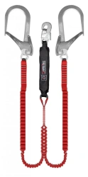 Elastic Safety Lanyard with Shock Absorber, Model ABE212
