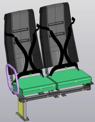 School Bus Passenger Seat DS15.6840.010-PV05