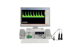 Ultrasonic Doppler Blood Flow Velocity Analyzer with Dual-Channel Echoencephalography Functions