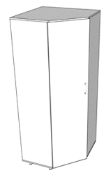 Corner Combined Wardrobe - Customizable Design