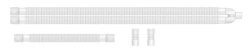 Disposable Non-Sterile Medical Breathing Circuit for Adults - Complete Set