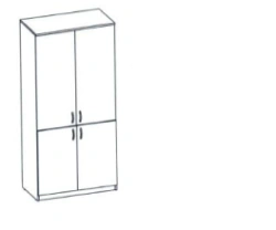 Dish Storage Cabinet by Alliance-S