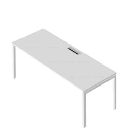 Modern Writing Desk with Metal Frame