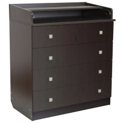Changing Table and Classic Chest of Drawers Feya 1580 Wenge, Model 0001041.4