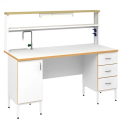 Chemical Wall Table with Sink 1800 PHL