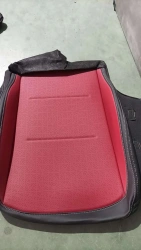 Passenger Seat Cushion Cover - Red Artificial Leather - 6902700XST33AQT