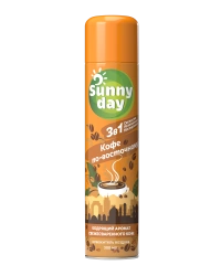 Air Freshener "Sunny Day" "Invigorating Coffee" Aerosol