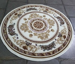 Jacquard Woven Carpets with Semi-Wool Pile