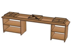 Didactic Table No. 1 with Drawers / SD45